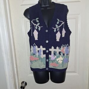 Northern reflections knitted sweater vest S/P